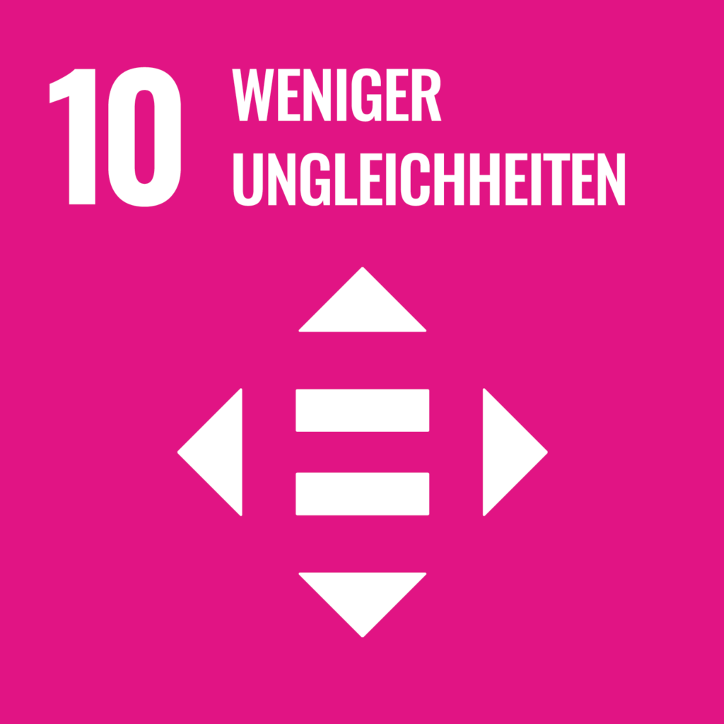UN-Ziel für nachhaltige Entwicklung 10 „weniger Ungleichheiten“
